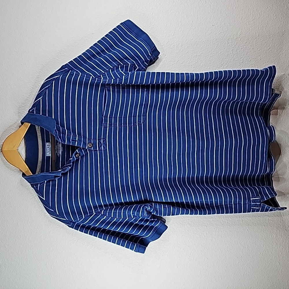 Duluth Trading Co Polo Shirt Men Large Short Sleeve Heavy Cotton